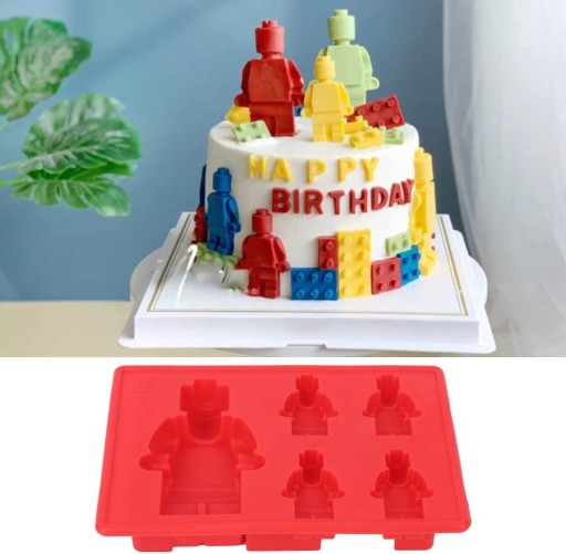 SILIKÓNOVÁ FORMA LEGO SVIEČKA FORMA ĽADOVÁ ŽELÉ