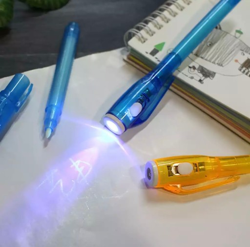 NEVIDITEĽNÉ MAGICKÉ UV PERO S BATERKOU ULTRAVIOLETOVÝM GADGET HRAČKOU
