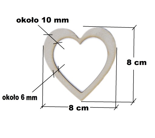 fi 8 cm 10 ks Hearts Ring Base pre lapače makramé