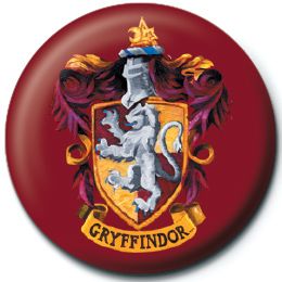 Značkové špendlíky na oblečenie Harry Potter Gryffindor Crest