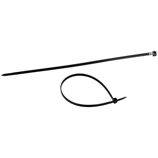Sťahovacie pásky 4,6x250mm Čierna 100 ks