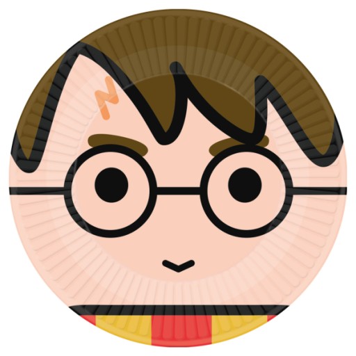 Taniere Harry Potter, okrúhly papier, 23 cm