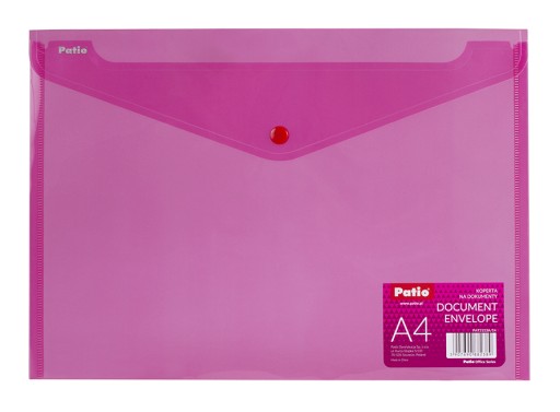 TRANSPARENTNÁ OBÁLKA NA DOKUMENTY NA TERASU A4