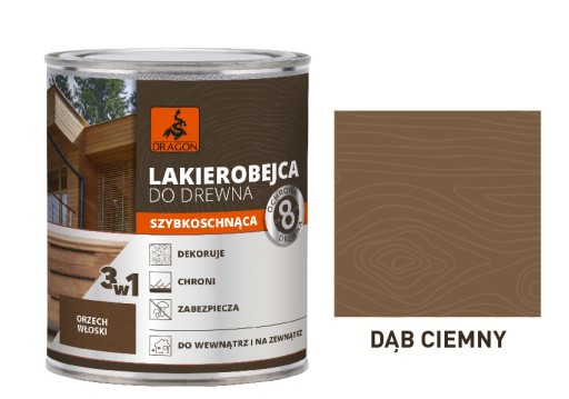 Moridlo na drevo Dragon 3v1 200 ml SVETLY DUB