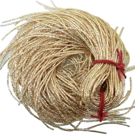 Vyšívacia taška Truncal 4 Grani, meď, svetlo zlatá, 1,5 mm, 360 cm/10 g