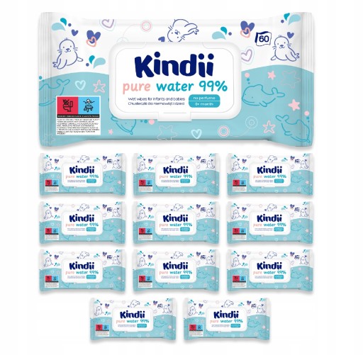 Utierky HARPER KINDI Pure Water99 60 ks