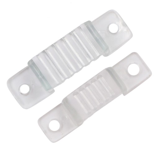 MONTÁŽNY DRŽIAK NA LED PÁS HADICE 230V 10MM 2 KS.