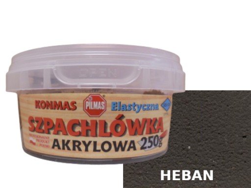ELASTICKÝ AKRYLOVÝ TMEL KONMAS 250g EBONY