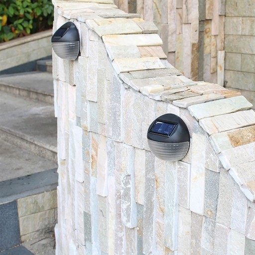 VONKAJŠIE SOLÁRNE LED LAMPA SO SNÍMAČOM FASÁDNE OSVETLENIE SCHODIKOV