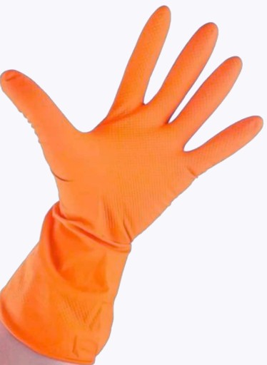 RUKAVICE OCHRANNÉ GUMOVÉ RUKAVICE na umývanie a čistenie LATEX L