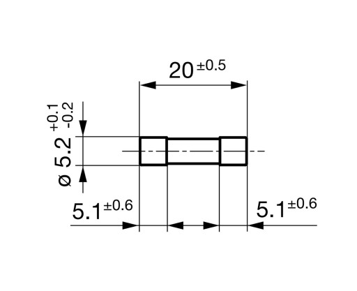 Tavná poistka 5x20mm 3,5A/250V 20 ks.