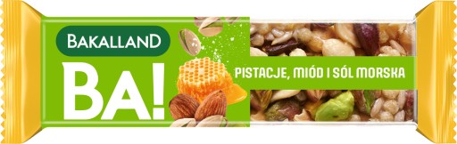 Bakalland Ba! Tyčinkové orechy Pistácie 30g raňajková tyčinka