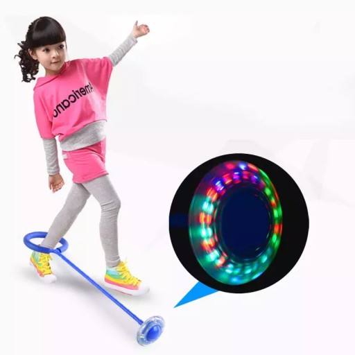 HULA HOP NA LEG SKIPPER ŠVIHADLO PRE DETI + LED