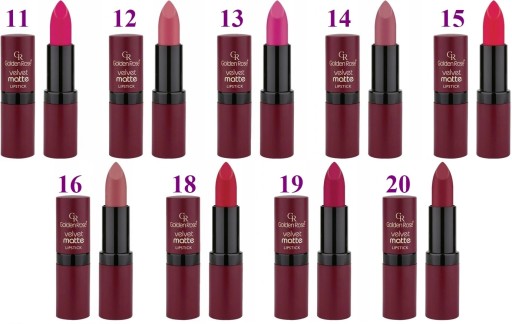 Golden Rose Velvet Matte Matte Lipstick Rúž