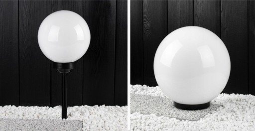 SLNEČNÁ LAMPA Záhradná LED LAMPA POHNANÁ GUĽOVÁ GUĽA 15cm OSTROŽ