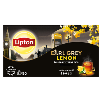 50x 2g LIPTON Earl Grey Lemon