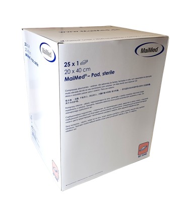VYSOKO ABSORPČNÝ STERILNÝ KOMPRES 20X40 NEMECKY 1 KS