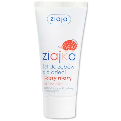 Ziaja Ziajka, zubný gél pre deti, kúzla, 2-6 rokov, 50 ml