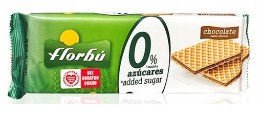 Florbu oblátky - oblátky plnené kakaom, bez cukru