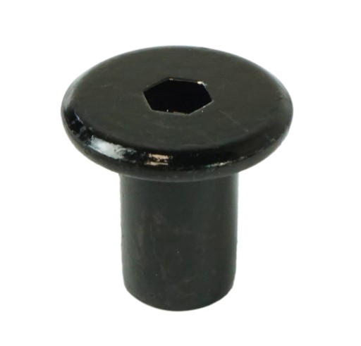 Matica Ericson M8 x 16 mm čierna, na spojenie nábytku, plochá s imbusovým kľúčom