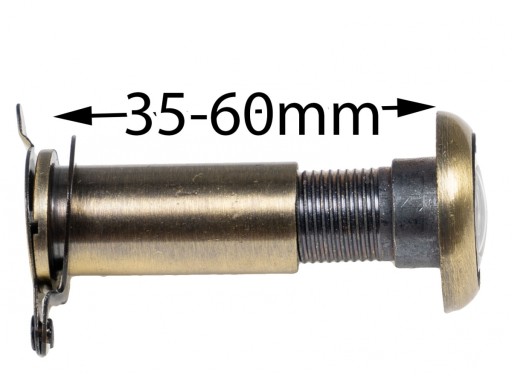 Priezor 14mm staromosadz na dvere 35-60mm