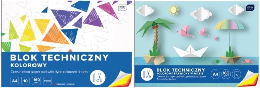 A4 farebný technický blok Interprint