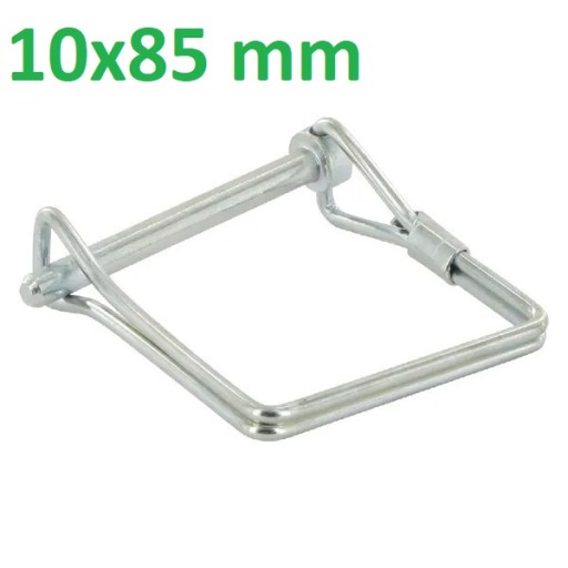Skladacia závlačka pre štvorcovú rúrku 10x85 mm