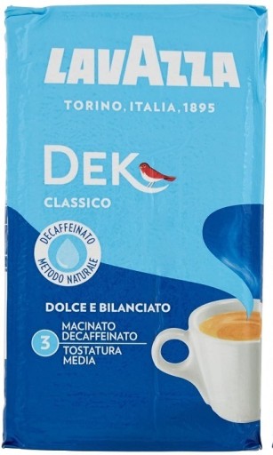 Lavazza DEK bezkofeínová 250g mletá káva