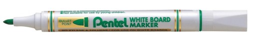 Pentel MW85 zelený za sucha stierateľný popisovač na biele tabule