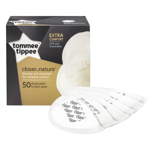 Jednorazové vložky Tommee Tippee biele 50 ks.