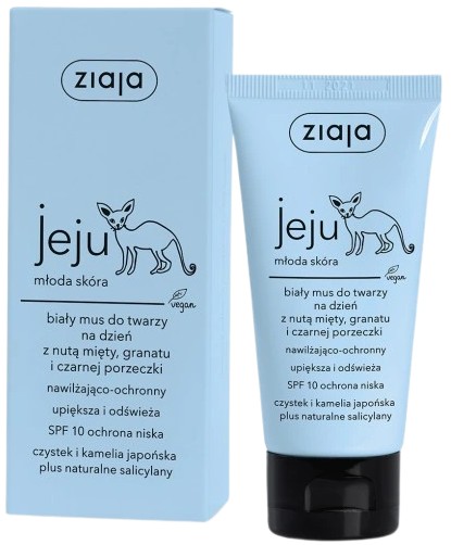 Biela pena na tvár Ziaja Jeju Young Skin 50 ml