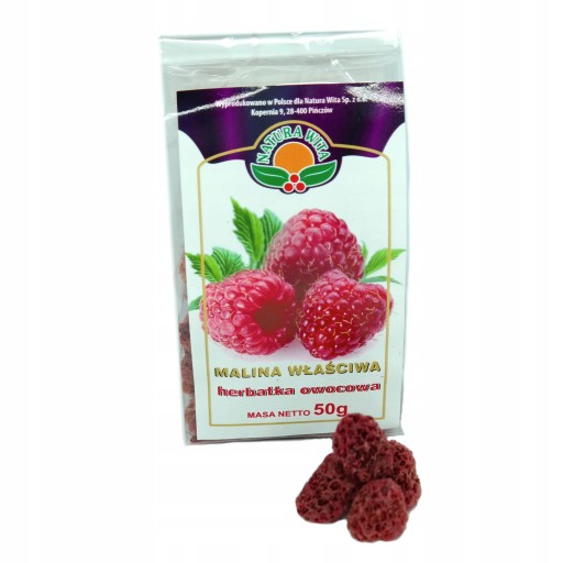 Sušené plody maliny bez cukru - Natura Wita 50g