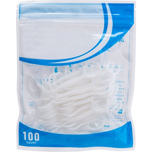 DENTAL Flosser PÁSTY NA PÁSKY S MÄŤOU Flosser x100