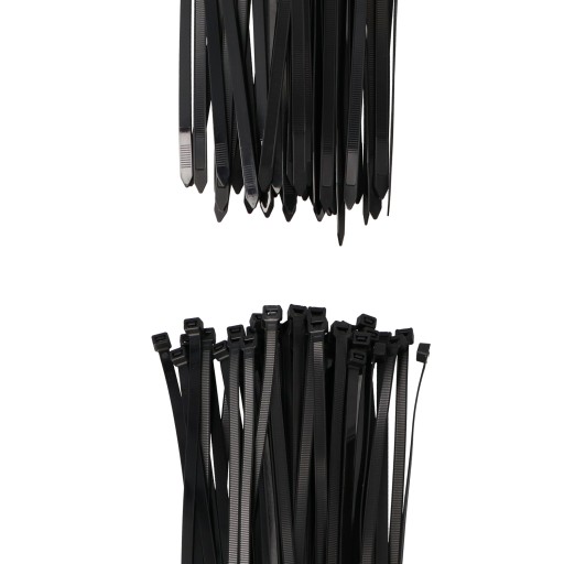 50x sťahovacie pásky Káblové pásky Zipsy 7,6 x 350 mm Silné UV sťahovacie pásky