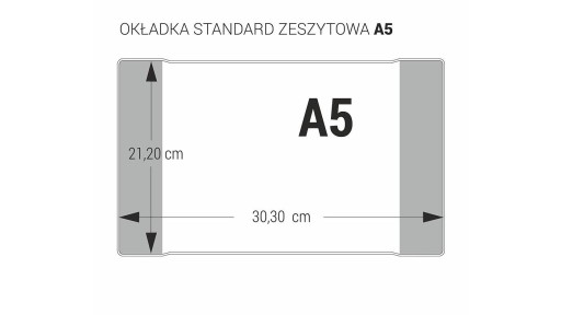Obaly na zošity A5, 10 kusov, mix farieb
