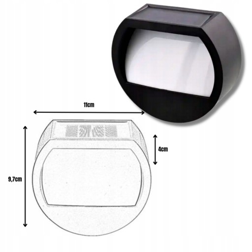 LED REFLEKTOR SOLÁRNE NÁSTENNÉ LAMPY