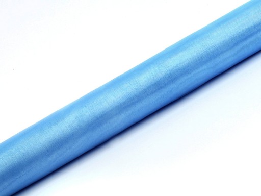 Organza na jeden rok narodeninová modrá 36cm 9m 1 ks