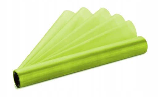 Organza hladká 36cm svetlozelenáORP-102