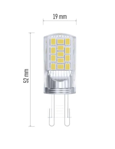 EMOS ZQ9544 Klasická JC 4W G9 LED žiarovka teplá biela
