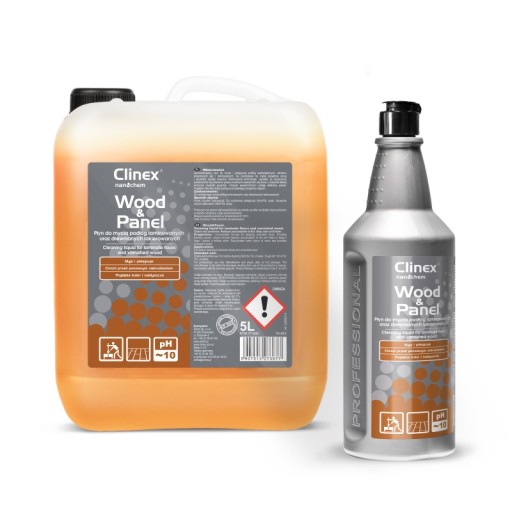 Clinex Wood&Panel - Tekutý čistiaci prostriedok na panely - 1 l