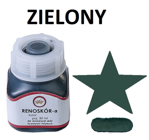 FARBA NA RENOLEŽ KOŽE, zelená