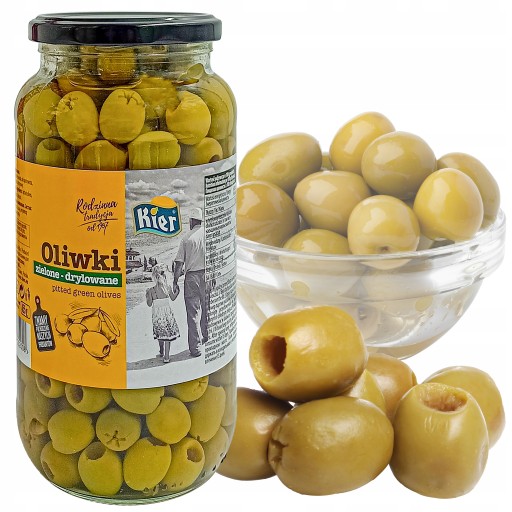 ZELENÉ olivy 935ml, odkôstkované, španielske SRDCE