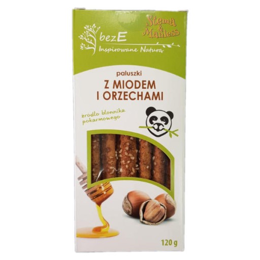 Tyčinky s medom a orechmi 120g