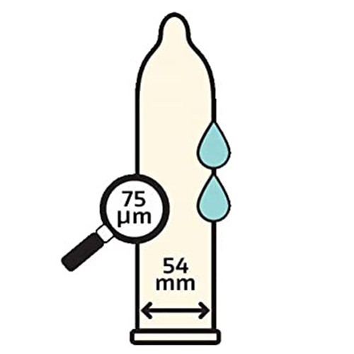 HLADKÉ KONDÓMY, LATEXOVÉ, 1KS, FAIR SQUARED
