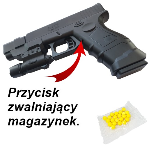 Odpružená PIŠTOĽ plnená nábojmi ASG bez tlmiča