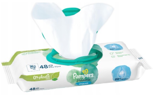 Pampers Harmonie Aqua vlhčené obrúsky 1 x 48 ks.