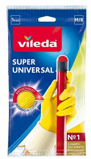VILEDA SUPER GRIP RUKAVICE NA DOMÁCE PRÁCE M