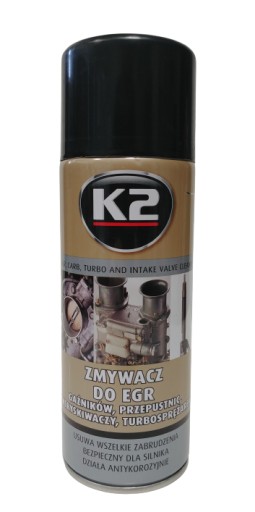 K2 ČISTIČ EGR PRE ŠKRÍTKY VSTREKOVAČOV 400ML