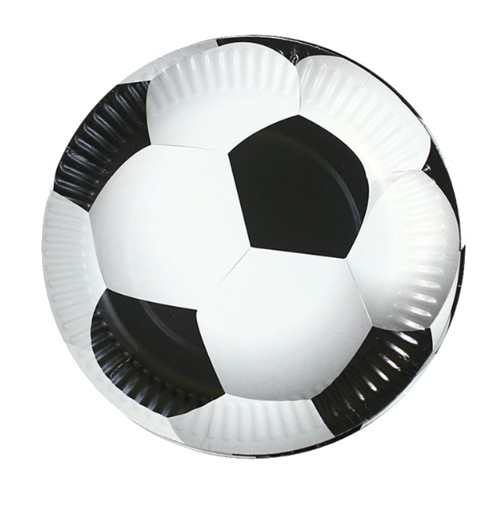 Taniere Papierové Taniere Futbal 23 cm 6 ks