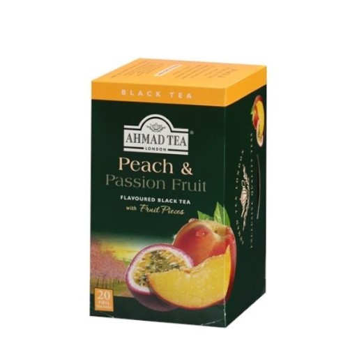 Ahmad Peach Passion Fruit čierny čaj 20 vrecúšok